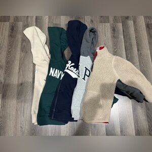GAP Kids Sweatshirts & Hoodies - Cream, Green, Navy, Gray